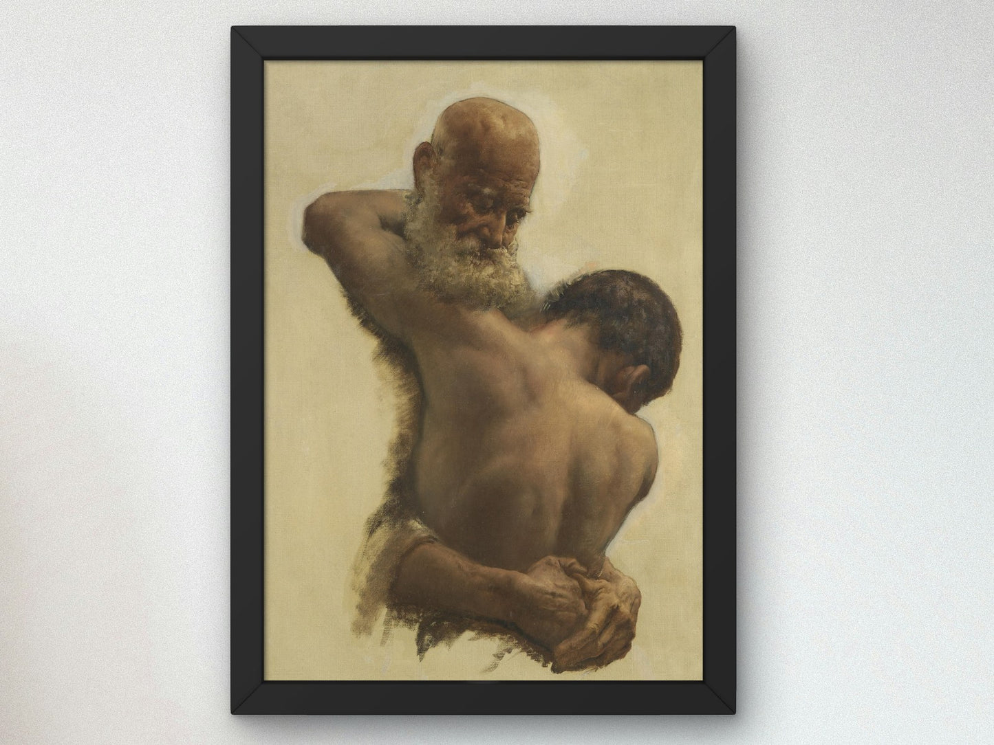The Prodigal's Return by Edward Stott 1890, Wall Art Print, Fine Art Reproduction, Museum Quality Decor, Poster