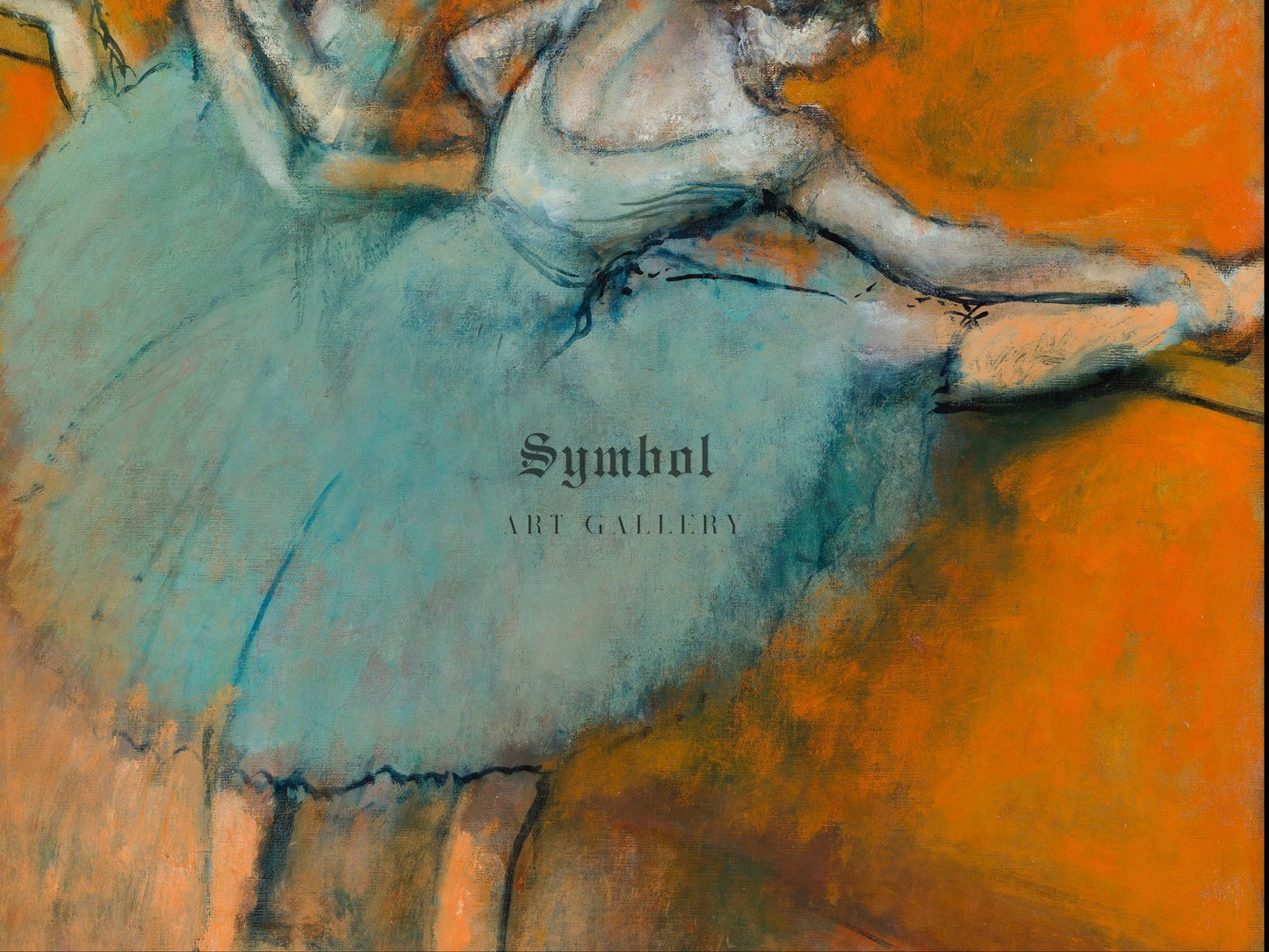 Dancers at the Barre by Edgar Degas 1900, Wall Art Print, Fine Art Reproduction, Museum Quality Decor, Poster