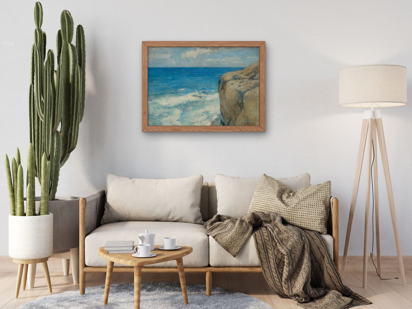 Entrance to the Harbor of St. Thomas by Emil Carlsen 1915, Wall Art Print, Fine Art Reproduction, Museum Quality Decor, Poster
