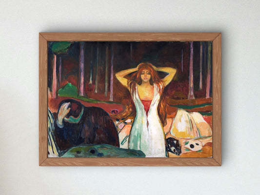 Ashes by Edvard Munch 1925, Wall Art Print, Fine Art Reproduction, Museum Quality Decor, Poster