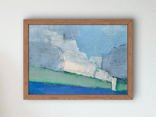 Paysage de Vaucluse No. 3 by Nicolas de Staël 1953, Wall Art Print, Fine Art Reproduction, Museum Quality Decor, Poster