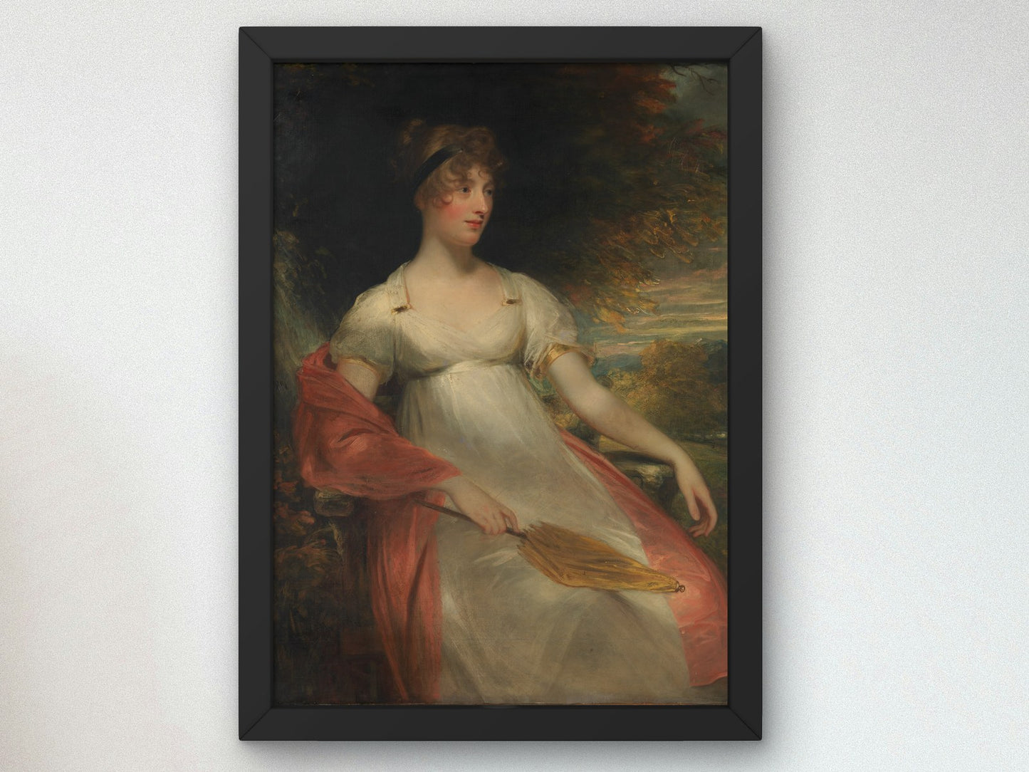 Portrait of a Woman by Sir William Beechey 1805, Wall Art Print, Fine Art Reproduction, Museum Quality Decor, Poster