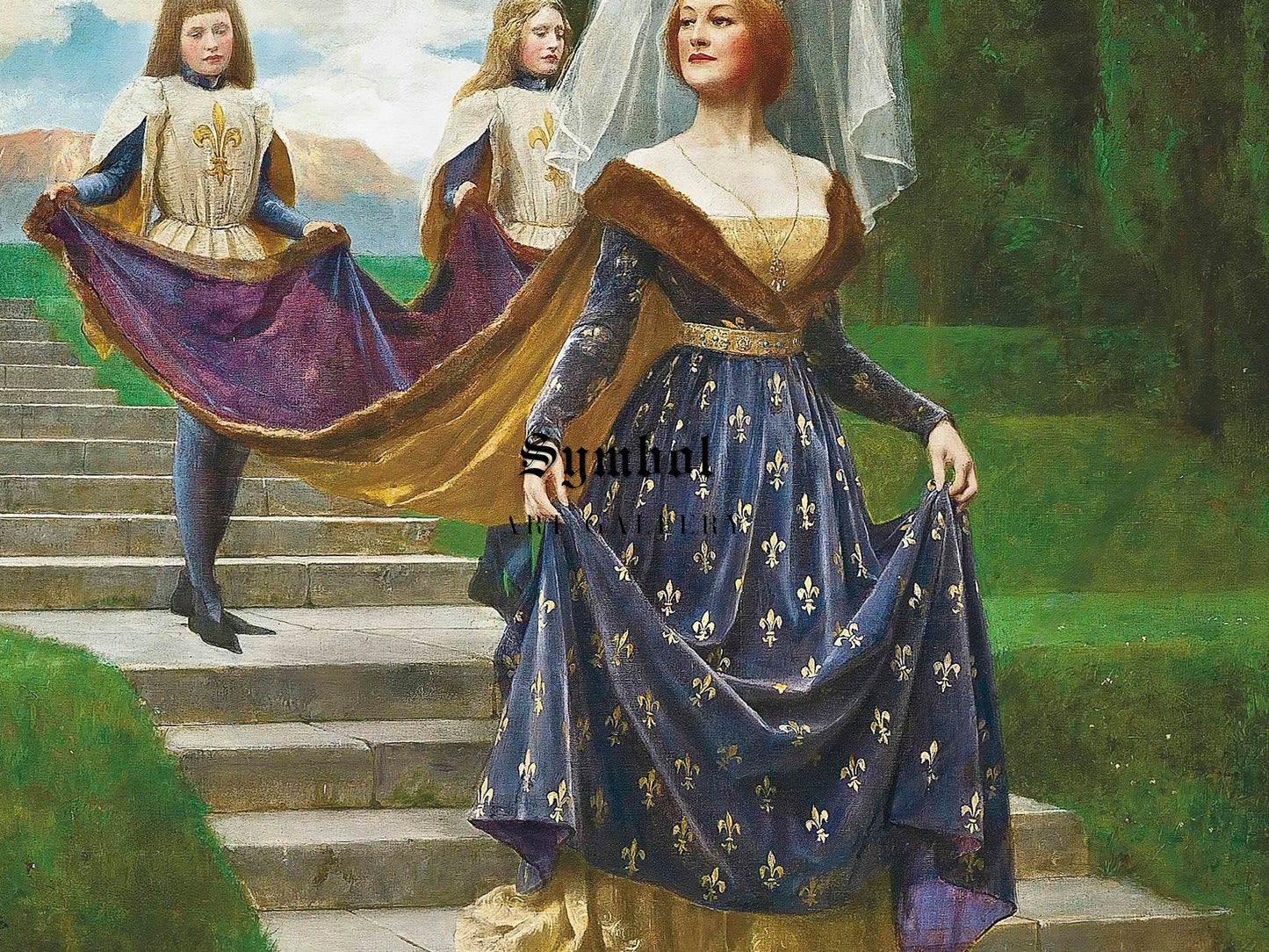 A Great Lady by John Collier 1910, Wall Art Print, Fine Art Reproduction, Museum Quality Decor, Poster