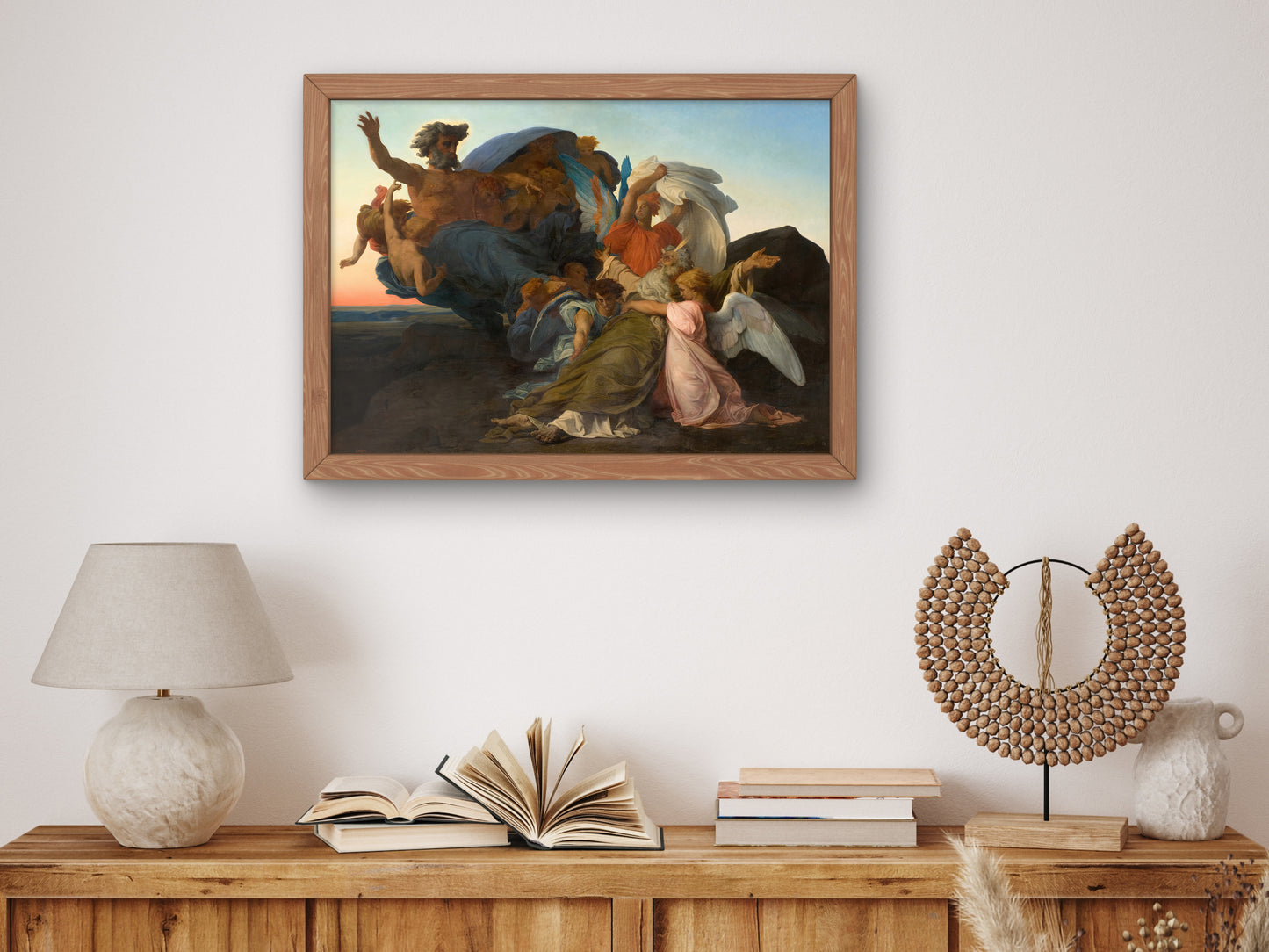 The Death of Moses by Alexandre Cabanel 1850, Wall Art Print, Fine Art Reproduction, Museum Quality Decor, Poster
