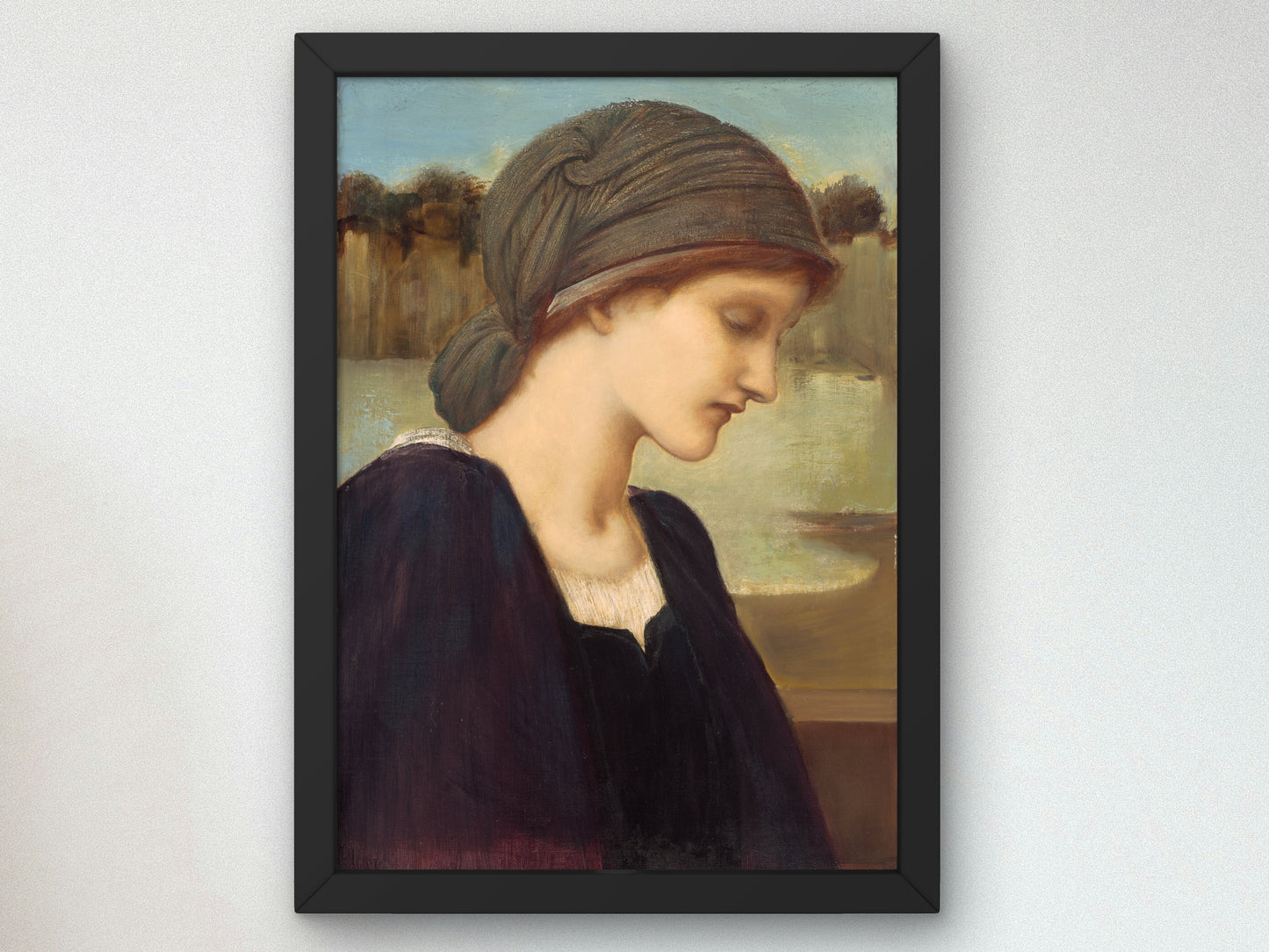 Flamma Vestalis by Edward Burne Jones 1885, Wall Art Print, Fine Art Reproduction, Museum Quality Decor, Poster
