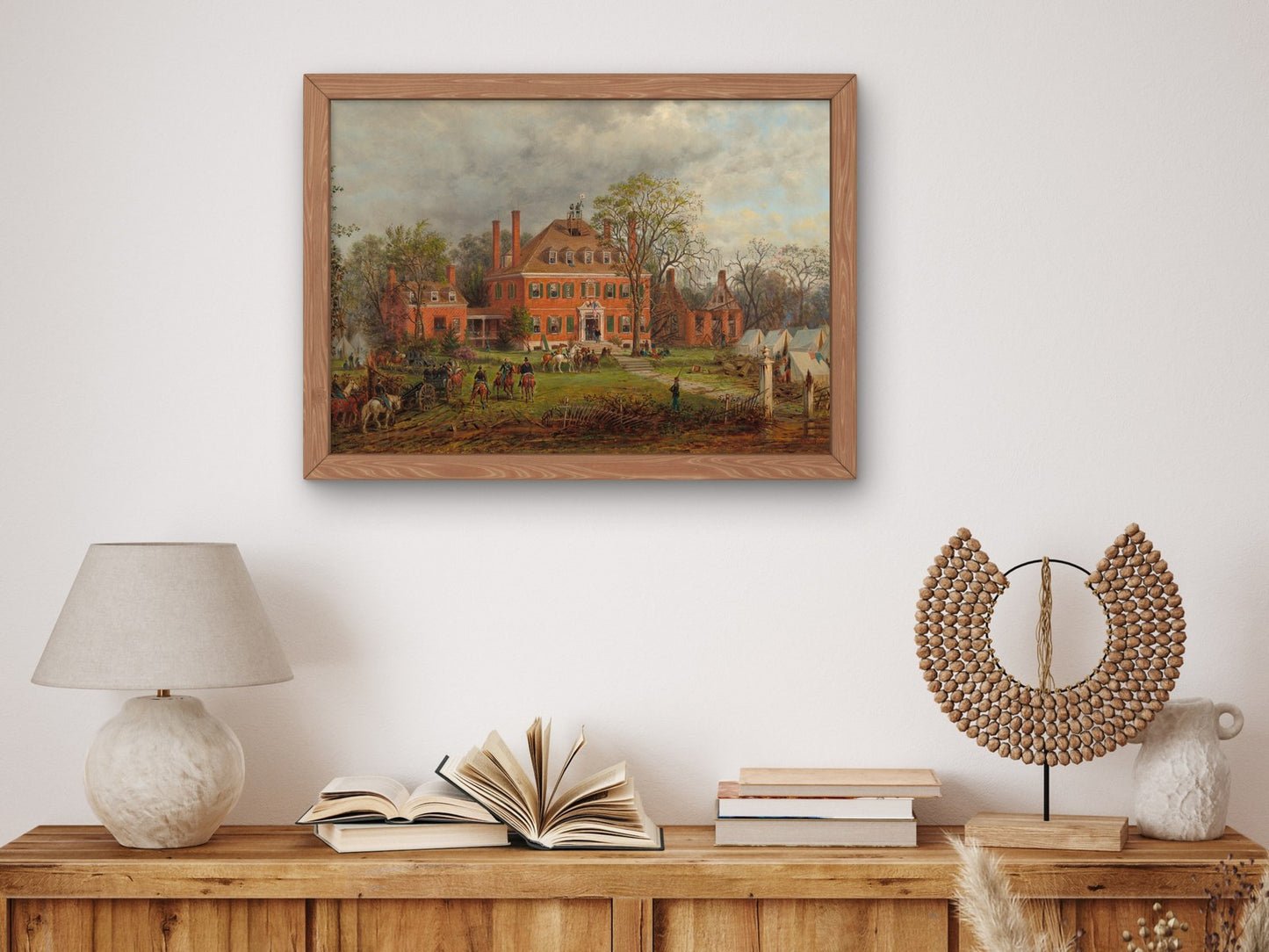The Old Westover House by Edward Lamson Henry 1869, Wall Art Print, Fine Art Reproduction, Museum Quality Decor, Poster