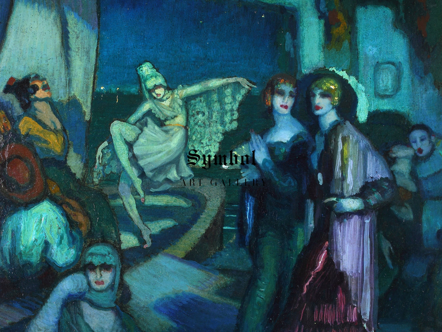 Carnival by Federico Beltrán Masses 1925, Wall Art Print, Fine Art Reproduction, Museum Quality Decor, Poster