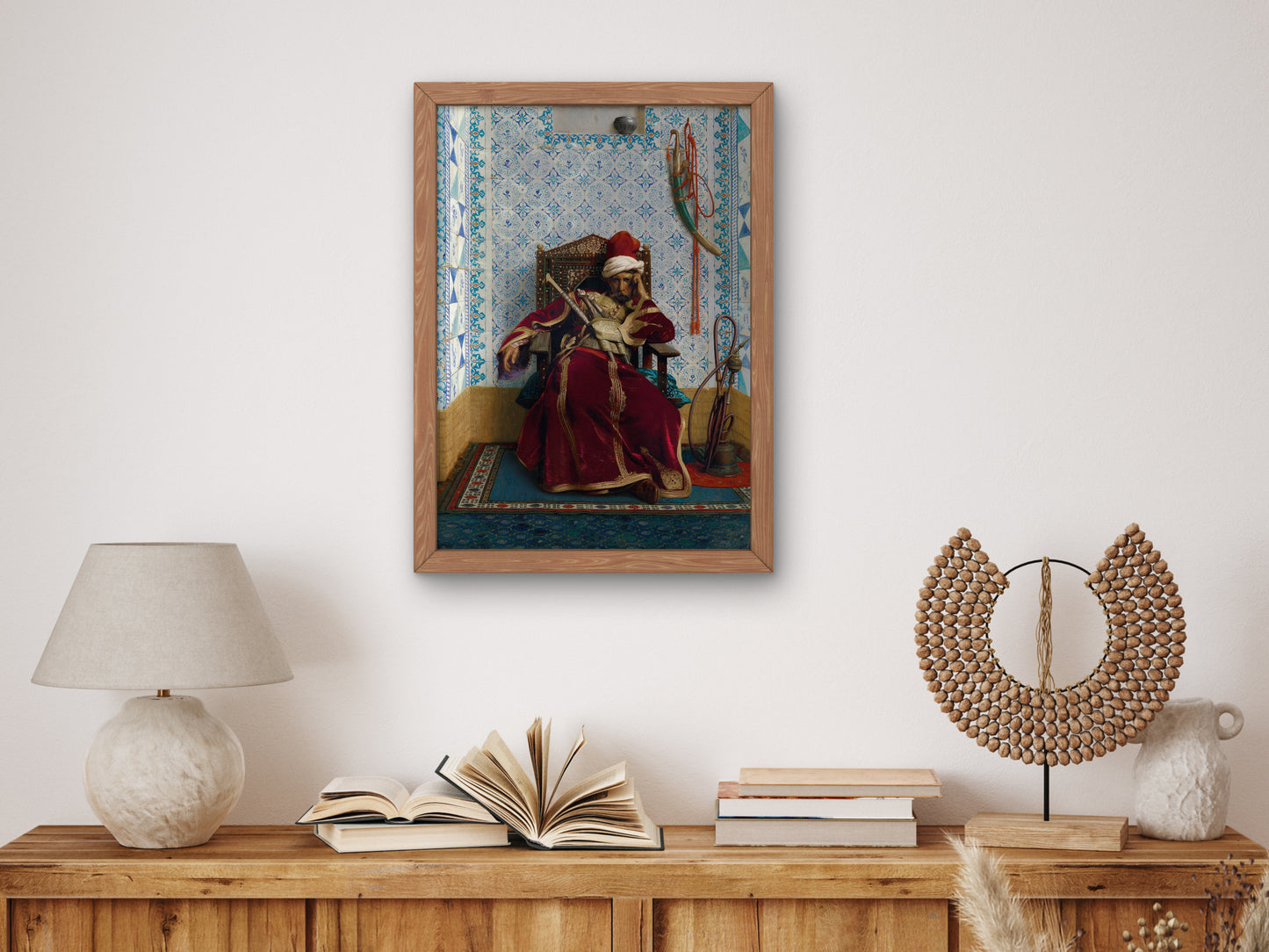 Markos Botsaris by Jean Leon Gérôme 1874, Wall Art Print, Fine Art Reproduction, Museum Quality Decor, Poster