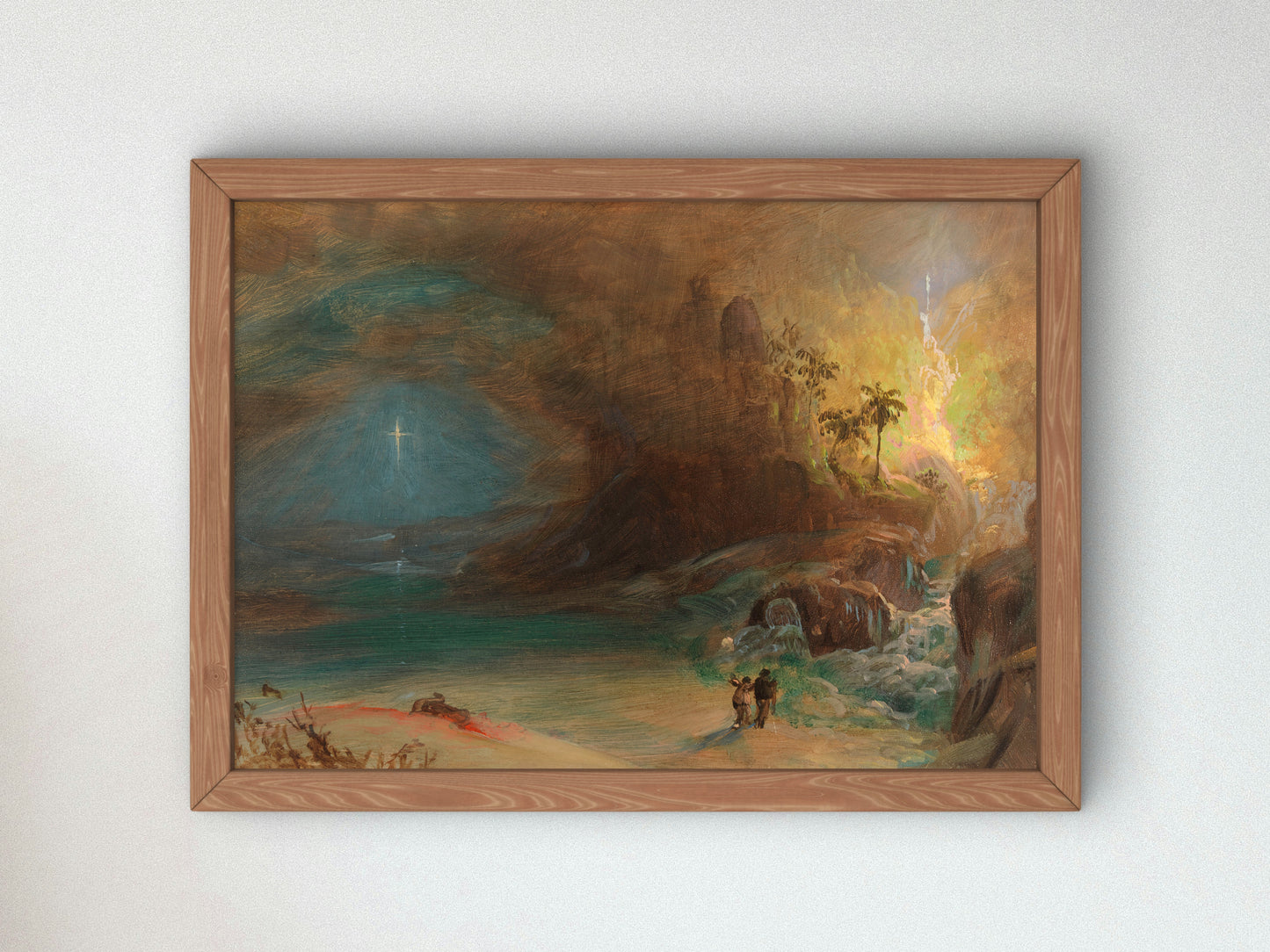 Study for the Apotheosis of Thomas Cole by Frederic Edwin Church 1849, Wall Art Print, Fine Art Reproduction, Museum Quality Decor, Poster