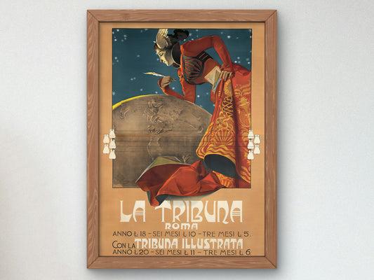 La Tribuna by Giovanni Mataloni 1897, Wall Art Print, Fine Art Reproduction, Museum Quality Decor, Poster