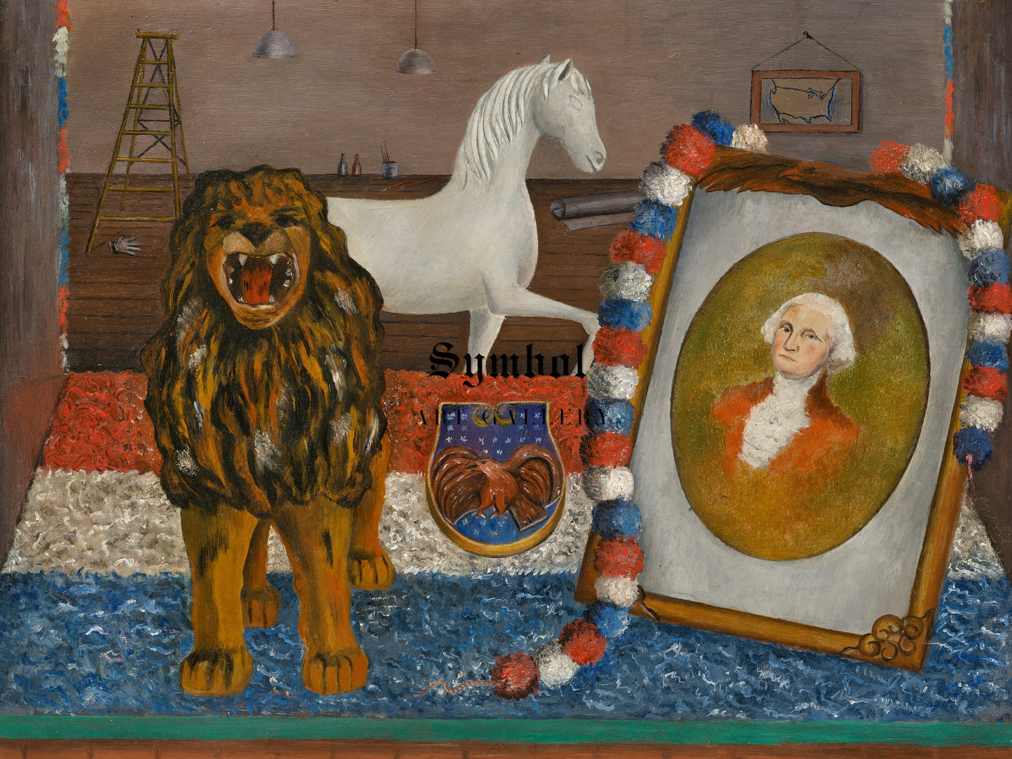 Window Display on a Detroit Street by Frida Kahlo 1931, Wall Art Print, Fine Art Reproduction, Museum Quality Decor, Poster