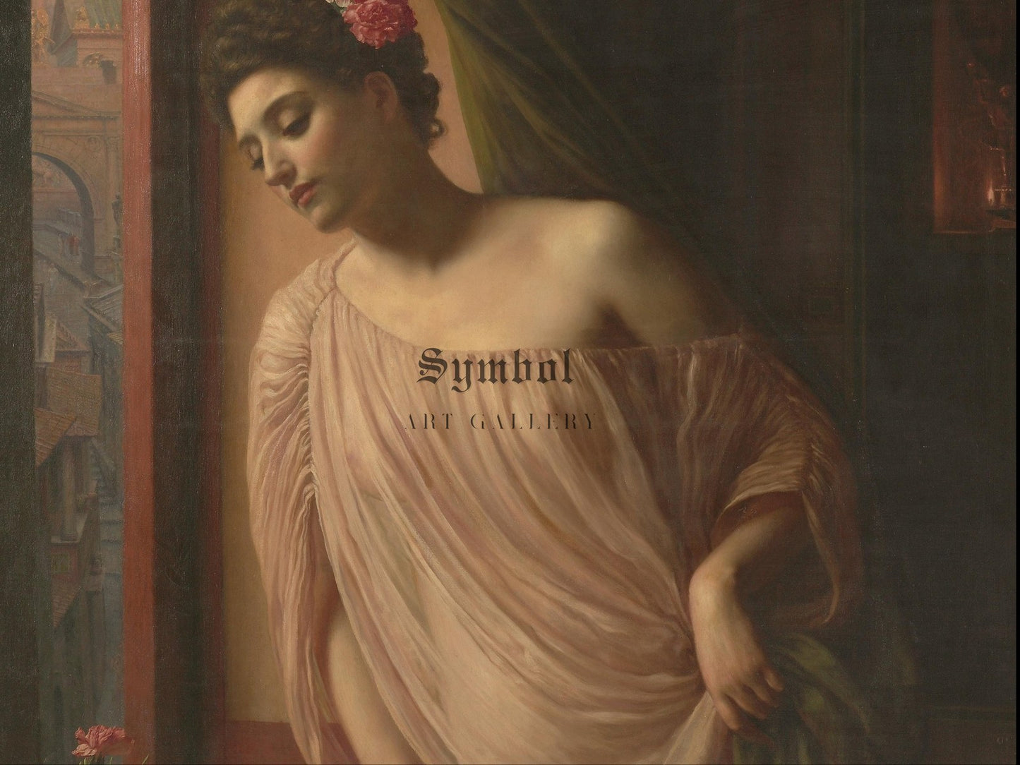 Asterie by Edward John Poynter 1904, Wall Art Print, Fine Art Reproduction, Museum Quality Decor, Poster