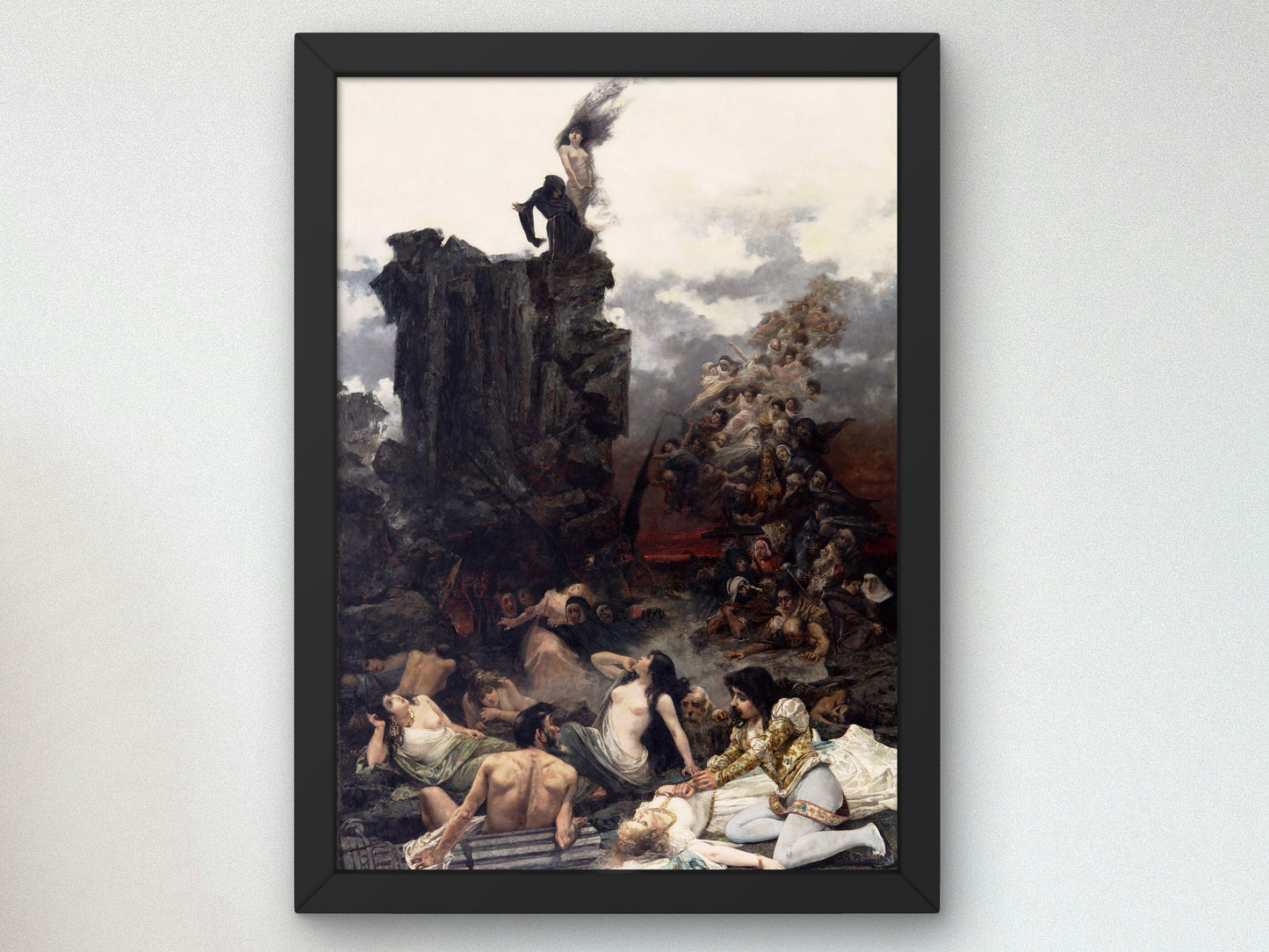 The Vision of Fray Martín by Vicente Nicolau Cotanda 1892, Wall Art Print, Fine Art Reproduction, Museum Quality Decor, Poster