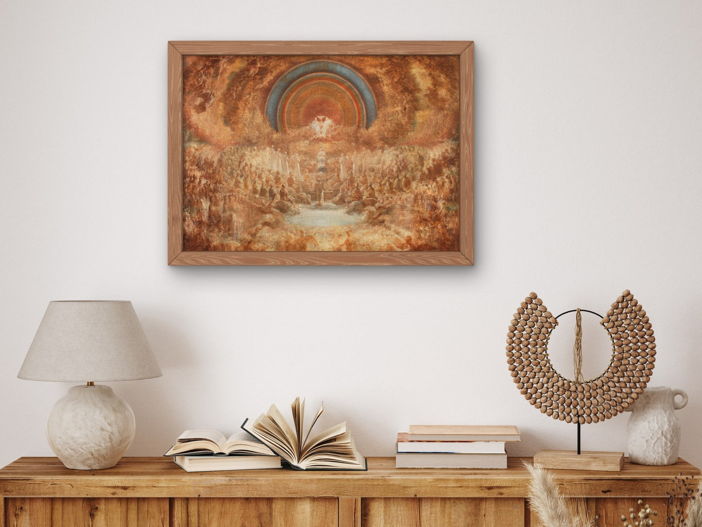 Coronation of the Virgin by Domingos Sequeira 1800, Wall Art Print, Fine Art Reproduction, Museum Quality Decor, Poster