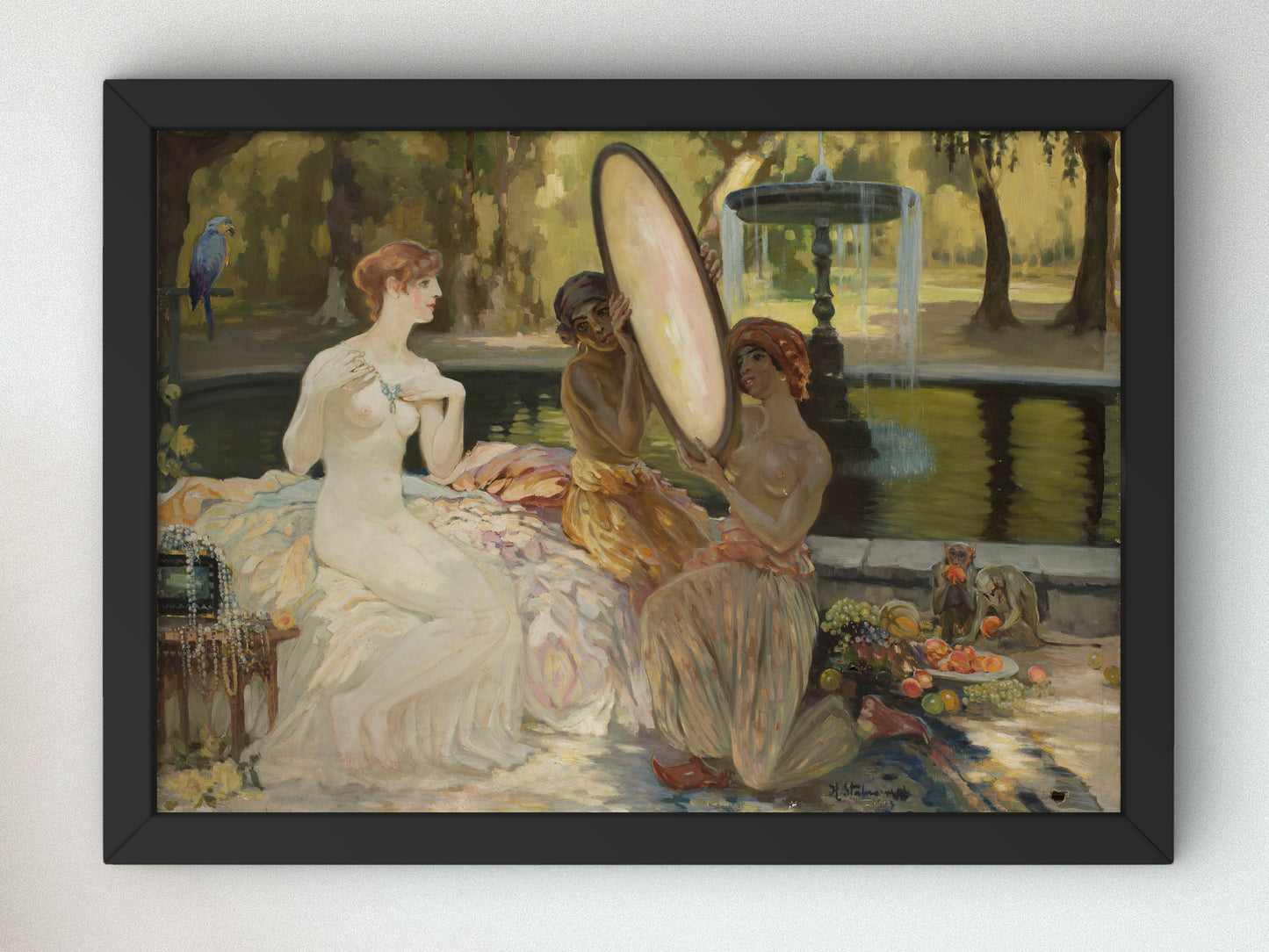 Fairy Tale Jewels by Kazimierz Stabrowski 1923, Wall Art Print, Fine Art Reproduction, Museum Quality Decor, Poster