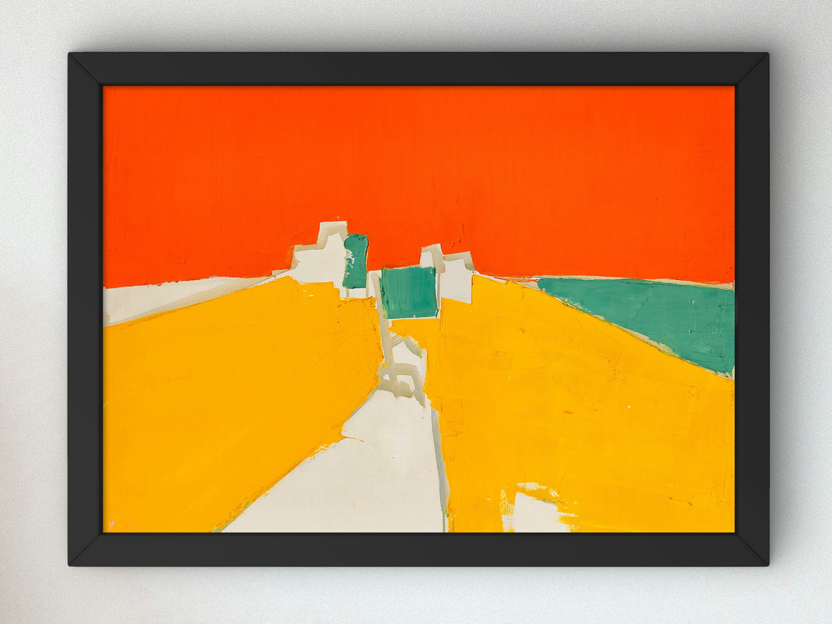 Agrigente by Nicolas de Staël 1954, Wall Art Print, Fine Art Reproduction, Museum Quality Decor, Poster
