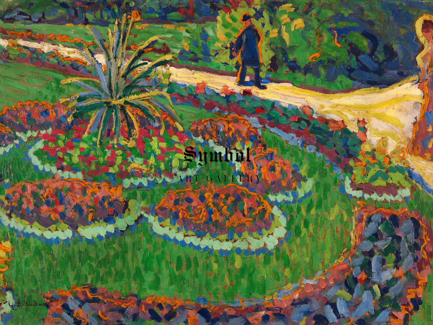 In the Park by Ernst Ludwig Kirchner 1906, Wall Art Print, Fine Art Reproduction, Museum Quality Decor, Poster
