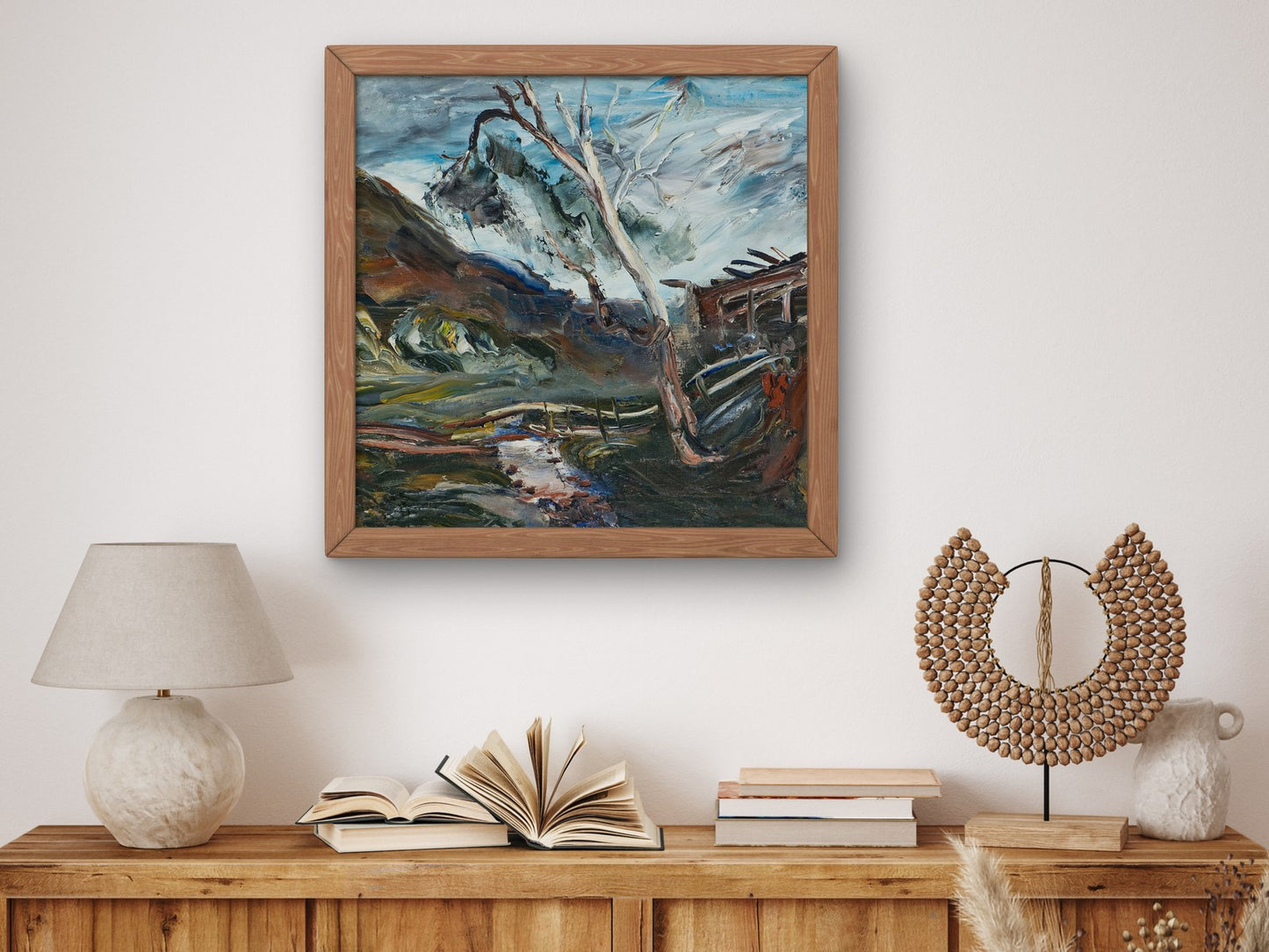 Dead Birch Altay by Aleksandrs Dreivins 1930, Wall Art Print, Fine Art Reproduction, Museum Quality Decor, Poster