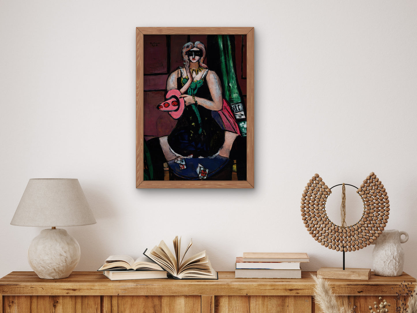Columbine by Max Beckmann 1950, Wall Art Print, Fine Art Reproduction, Museum Quality Decor, Poster