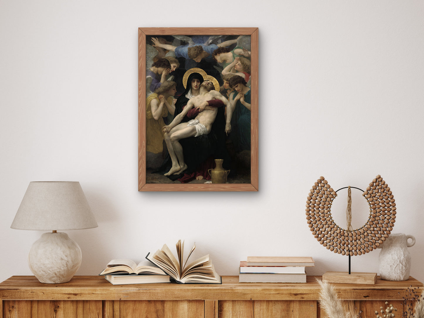 Pieta by William Bouguereau 1876, Wall Art Print, Fine Art Reproduction, Museum Quality Decor, Poster
