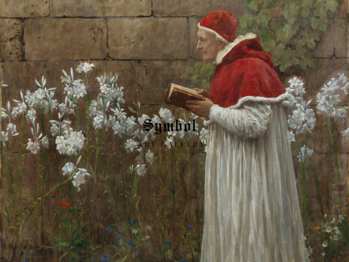 Pope Urban VI by John Collier 1896, Wall Art Print, Fine Art Reproduction, Museum Quality Decor, Poster