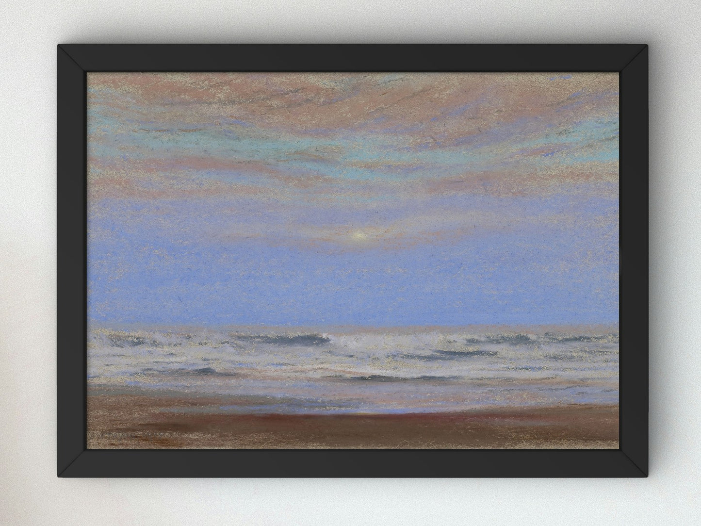 Early Evening Looking East by Dwight William Tryon 1915, Wall Art Print, Fine Art Reproduction, Museum Quality Decor, Poster