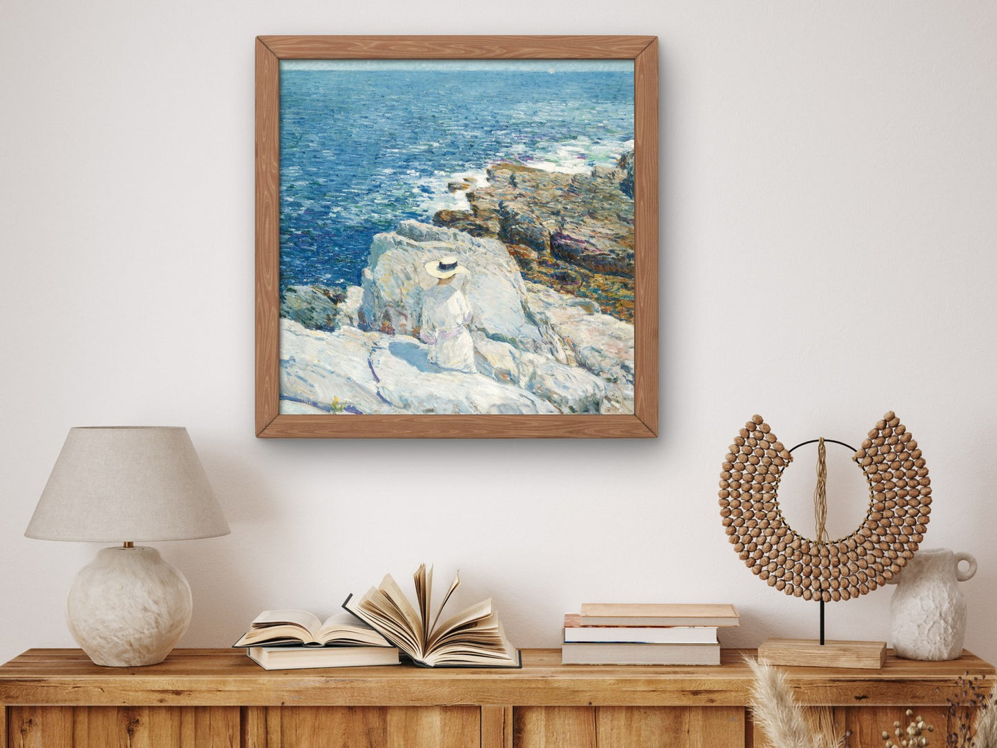 The South Ledges Appledore by Childe Hassam 1913, Wall Art Print, Fine Art Reproduction, Museum Quality Decor, Poster