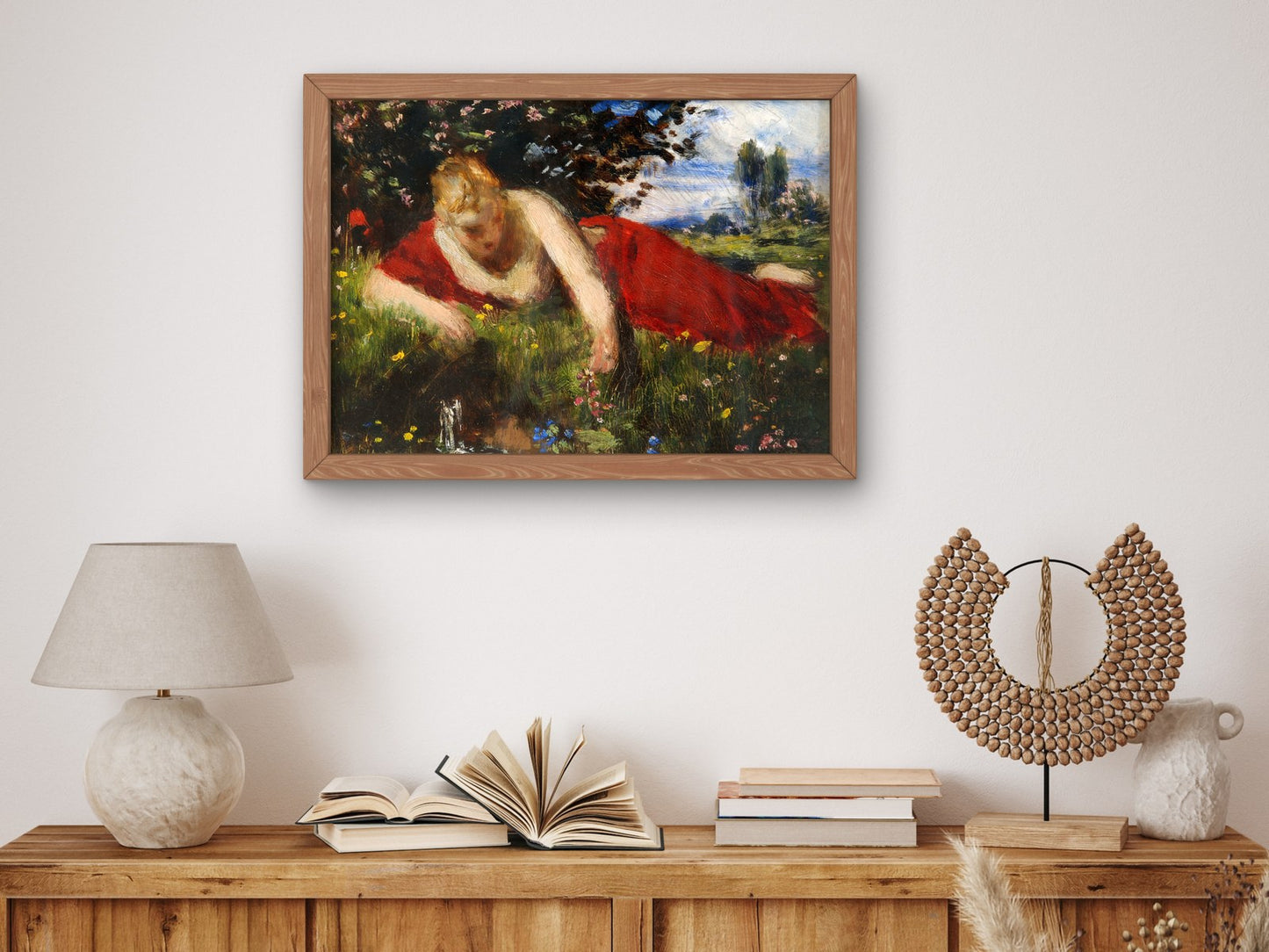 Spring by Pál Szinyei Merse 1879, Wall Art Print, Fine Art Reproduction, Museum Quality Decor, Poster