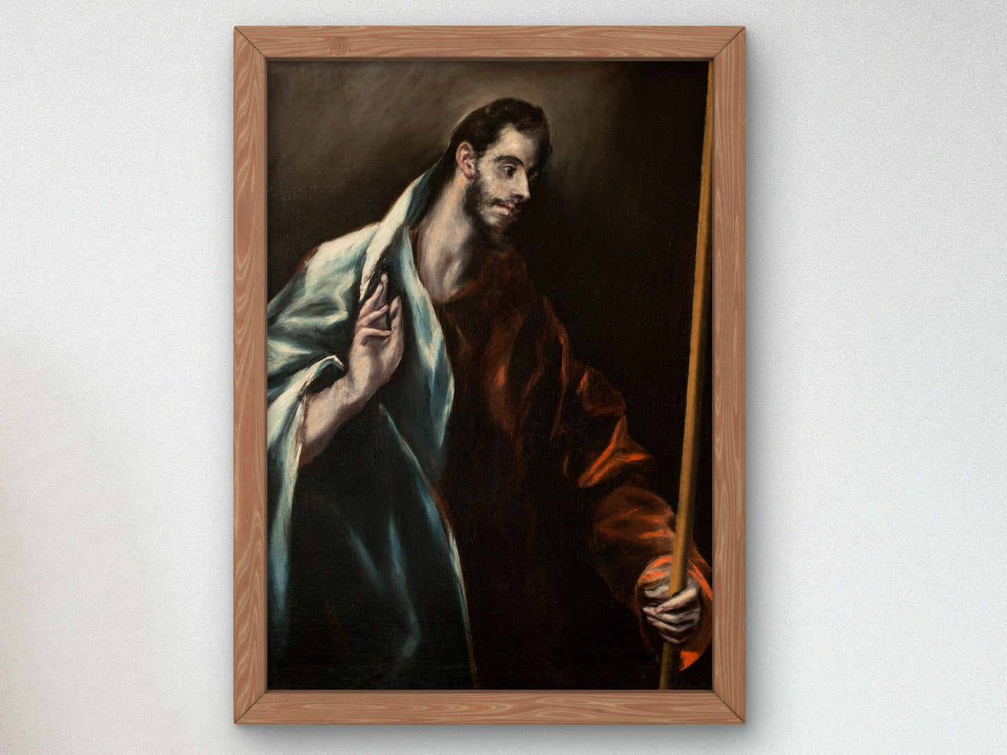 Saint Thomas by El Greco 1610, Wall Art Print, Fine Art Reproduction, Museum Quality Decor, Poster