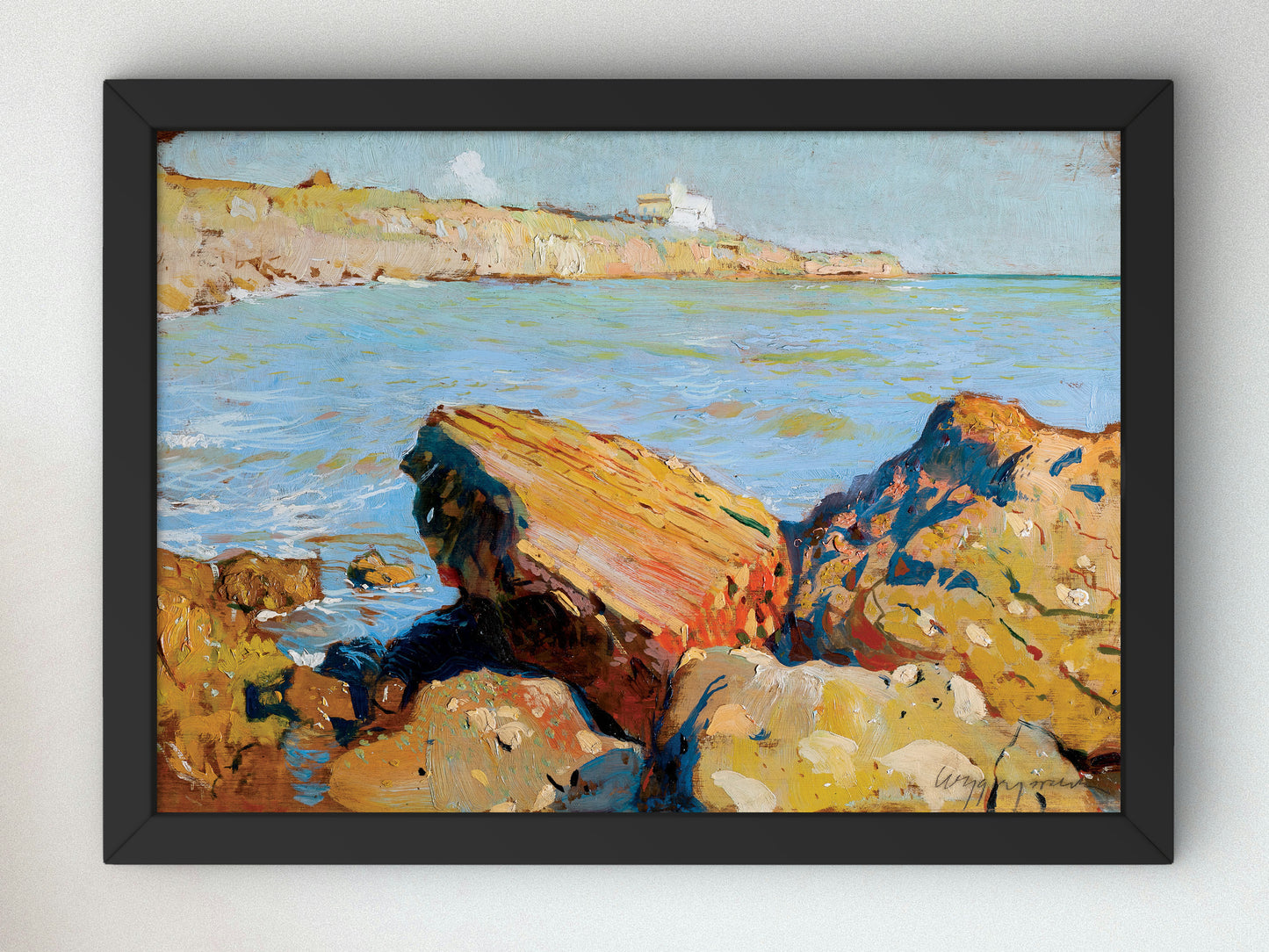 Porto di Anzio by Feliks Michał Wygrzywalski, Wall Art Print, Fine Art Reproduction, Museum Quality Decor, Poster