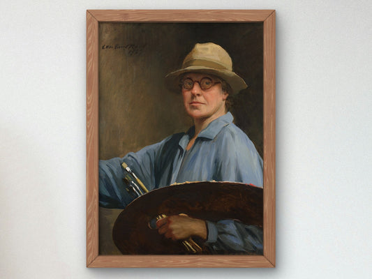 Self Portrait by Ellen Emmet Rand 1927, Wall Art Print, Fine Art Reproduction, Museum Quality Decor, Poster