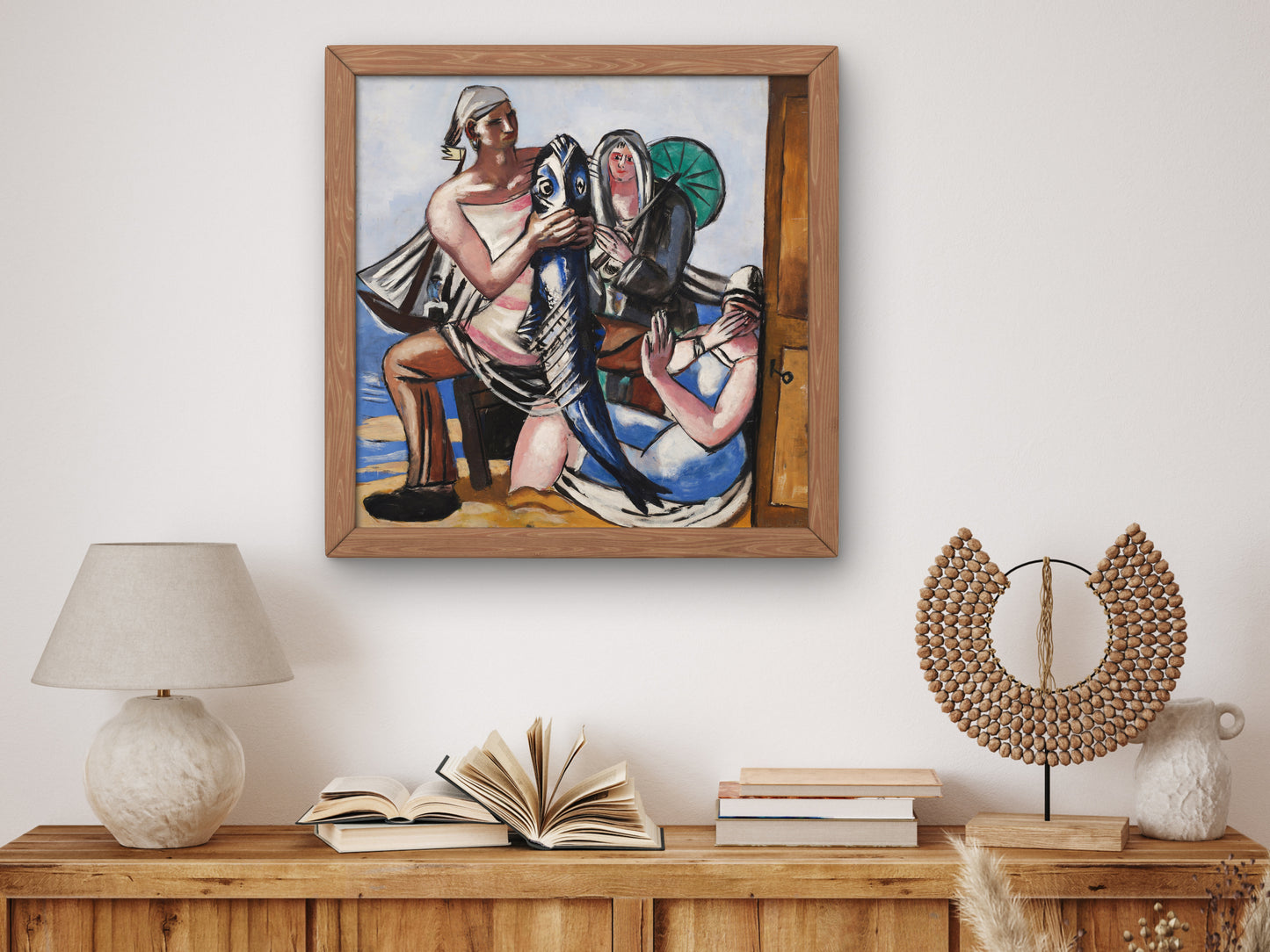 The Catfish by Max Beckmann 1929, Wall Art Print, Fine Art Reproduction, Museum Quality Decor, Poster