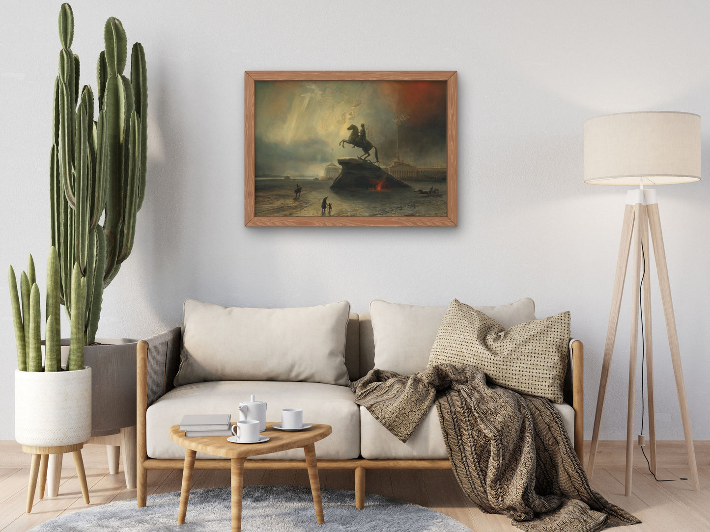 The Bronze Horseman by Henriette Gudin, Wall Art Print, Fine Art Reproduction, Museum Quality Decor, Poster