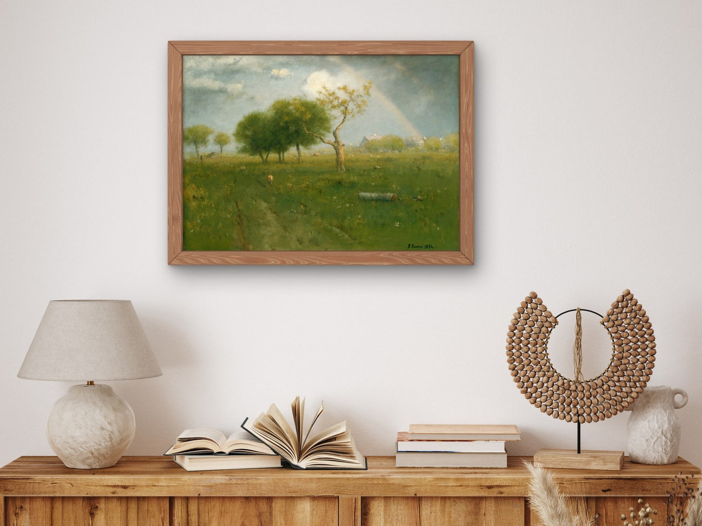 After a Summer Shower by George Inness 1894, Wall Art Print, Fine Art Reproduction, Museum Quality Decor, Poster