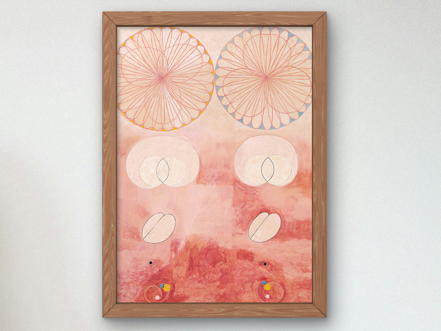 The Ten Largest No 9 Old Age by Hilma af Klint 1907, Wall Art Print, Fine Art Reproduction, Museum Quality Decor, Poster