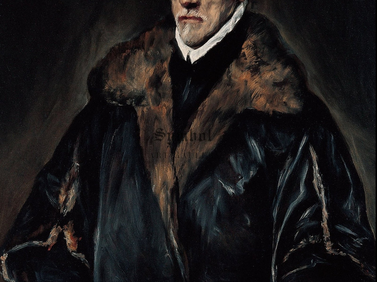 Portrait of Dr Francisco de Pisa by El Greco 1610, Wall Art Print, Fine Art Reproduction, Museum Quality Decor, Poster