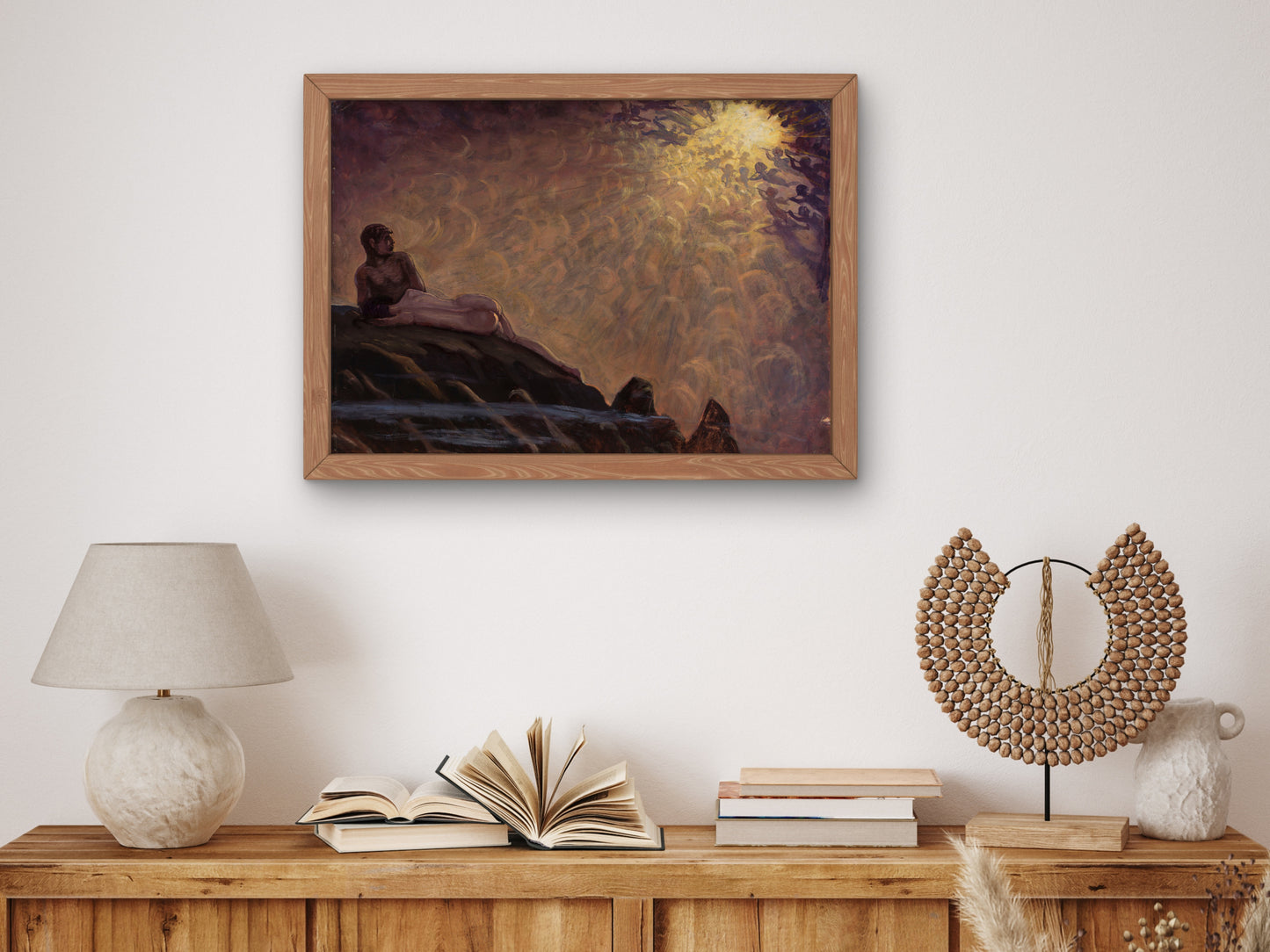 Fantastical Composition by Kazimierz Stabrowski 1924, Wall Art Print, Fine Art Reproduction, Museum Quality Decor, Poster