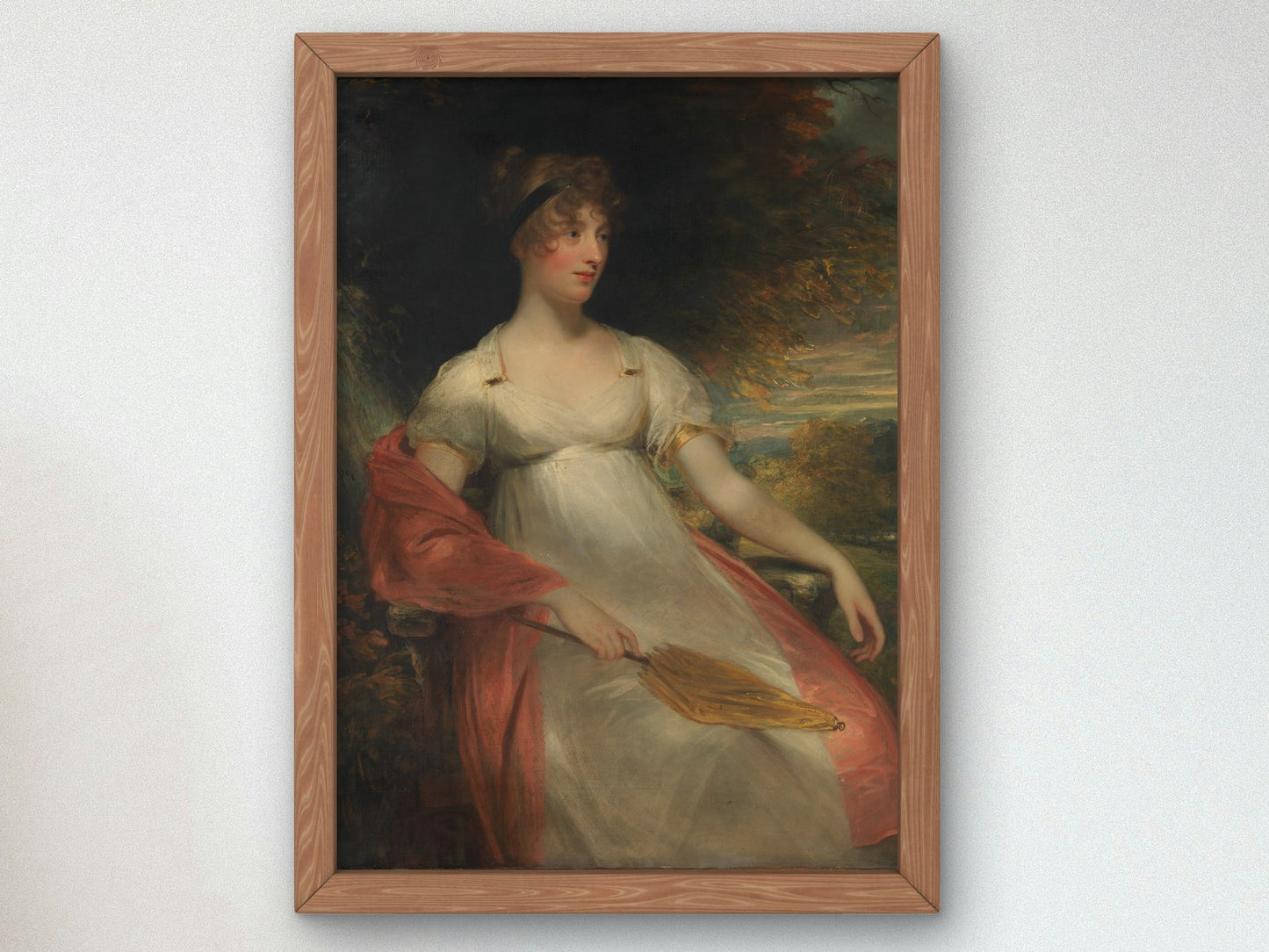 Portrait of a Woman by Sir William Beechey 1805, Wall Art Print, Fine Art Reproduction, Museum Quality Decor, Poster
