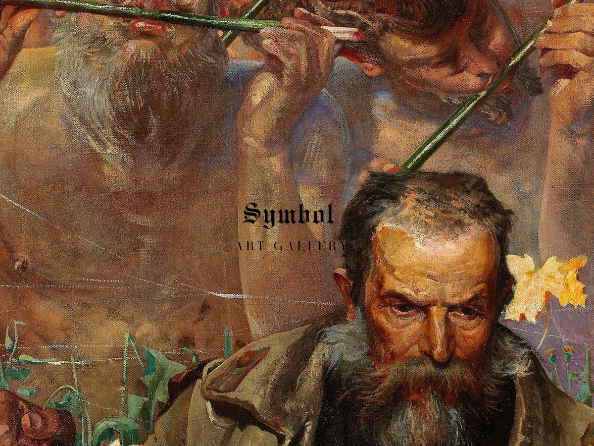 Story of a Song by Jacek Malczewski 1899, Wall Art Print, Fine Art Reproduction, Museum Quality Decor, Poster