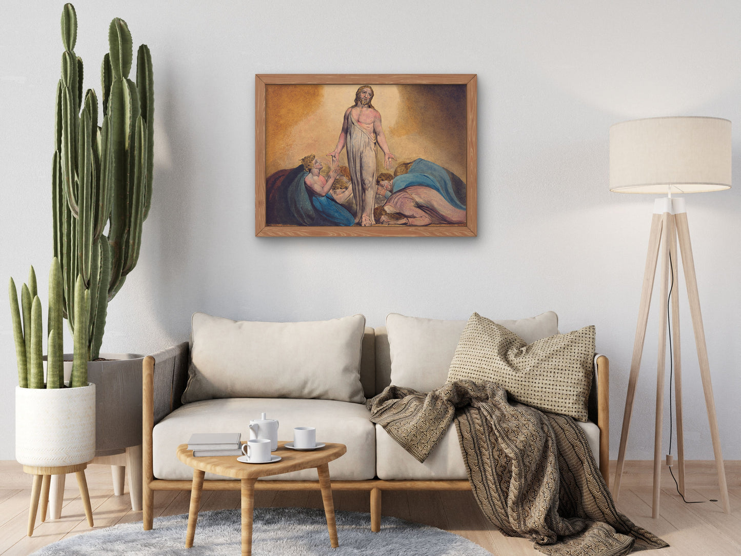 Christ Appearing to His Disciples After the Resurrection by William Blake 1795, Wall Art Print, Fine Art Reproduction, Museum Quality Decor