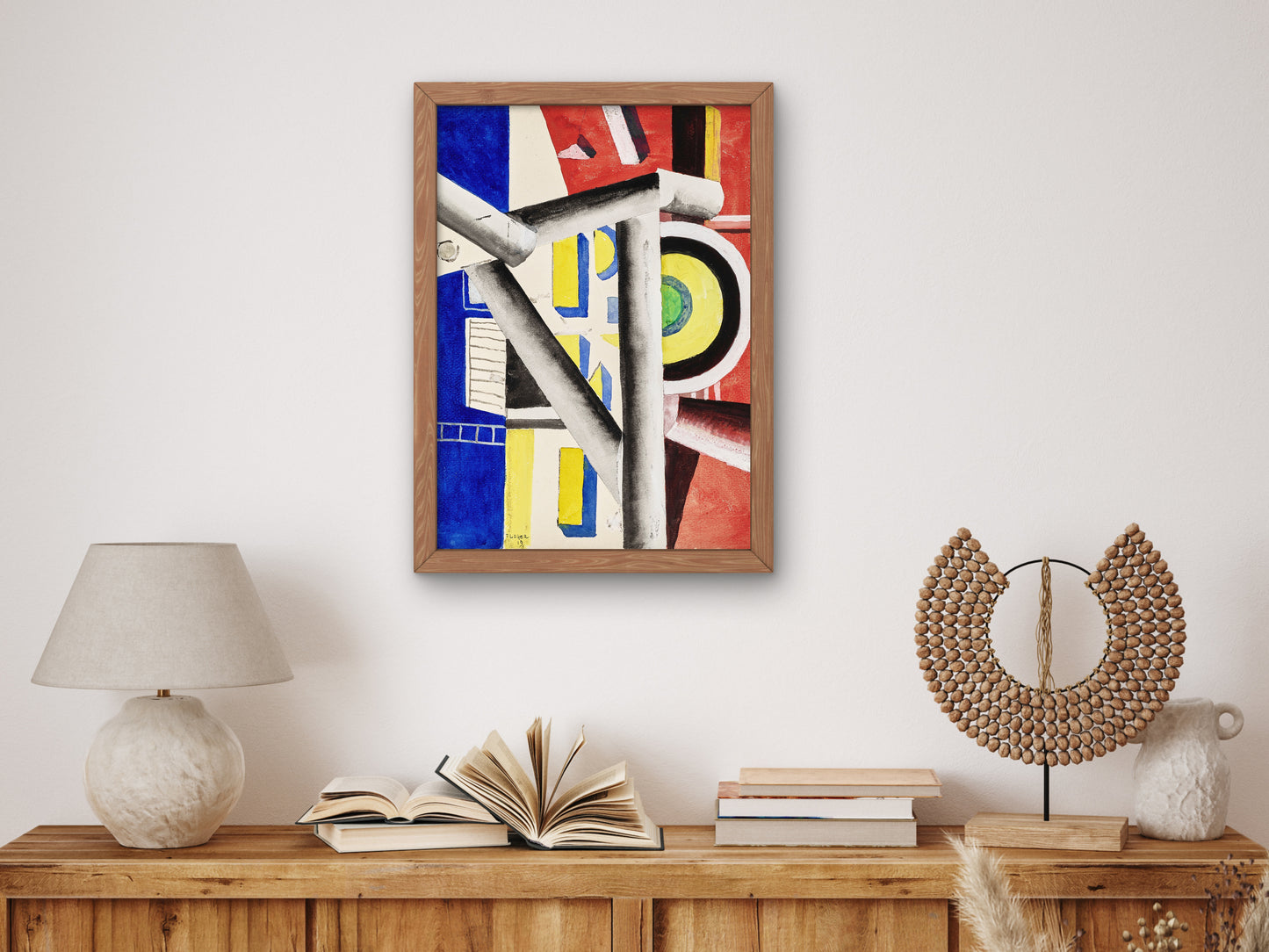 The Scaffold by Fernand Léger 1919, Wall Art Print, Fine Art Reproduction, Museum Quality Decor, Poster