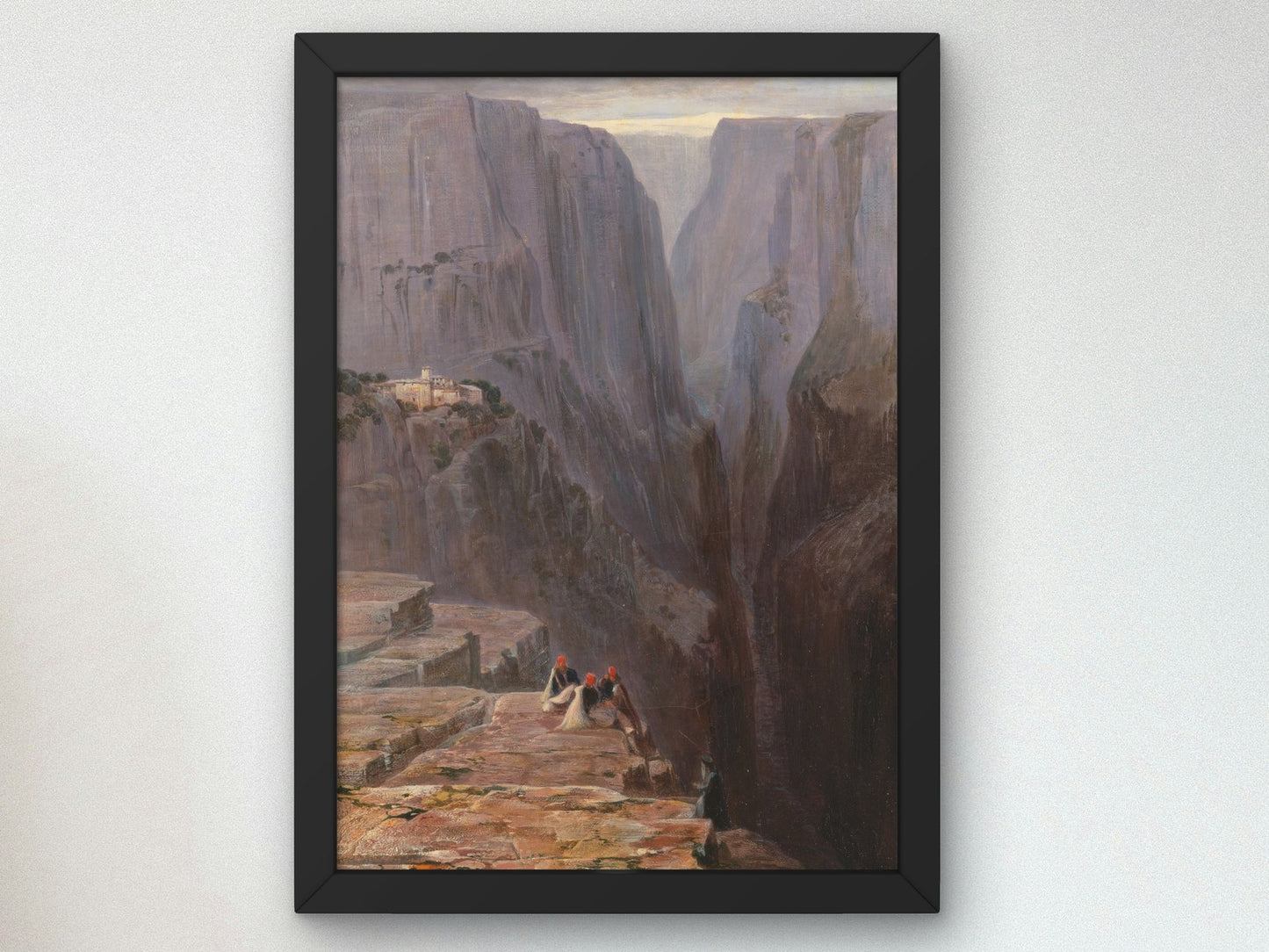 Zagori Greece by Edward Lear 1860, Wall Art Print, Fine Art Reproduction, Museum Quality Decor, Poster