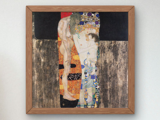 Three Ages of Woman by Gustav Klimt 1905, Wall Art Print, Fine Art Reproduction, Museum Quality Decor, Poster