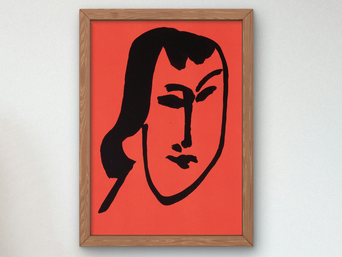 Tête by Henri Matisse 1951, Wall Art Print, Fine Art Reproduction, Museum Quality Decor, Poster