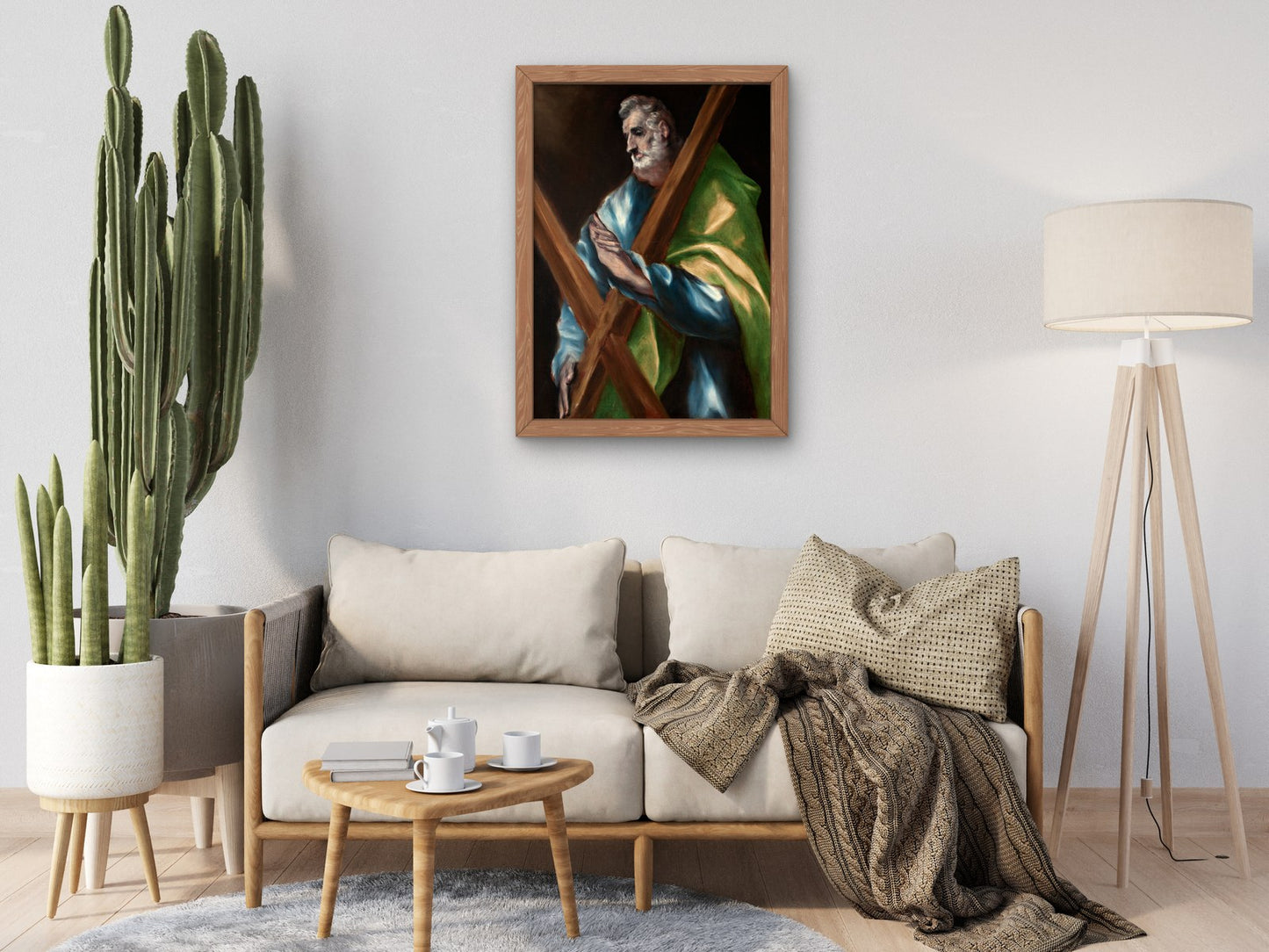 Saint Andrew by El Greco 1610, Wall Art Print, Fine Art Reproduction, Museum Quality Decor, Poster