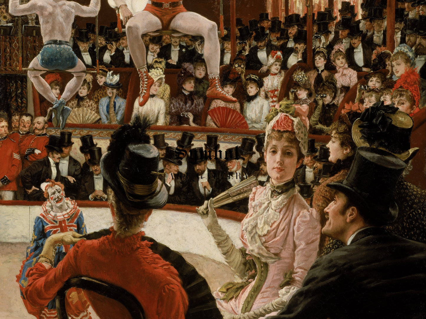 The Circus Lover by James Tissot 1885, Wall Art Print, Fine Art Reproduction, Museum Quality Decor, Poster