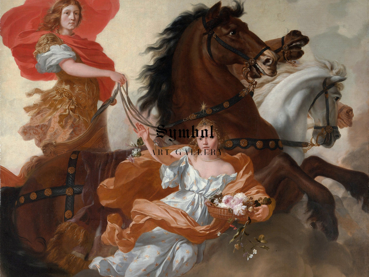Apollo and Aurora by Gerard de Lairesse 1671, Wall Art Print, Fine Art Reproduction, Museum Quality Decor, Poster