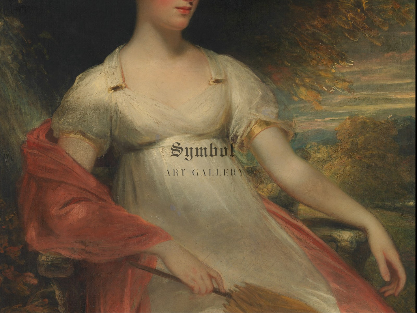 Portrait of a Woman by Sir William Beechey 1805, Wall Art Print, Fine Art Reproduction, Museum Quality Decor, Poster