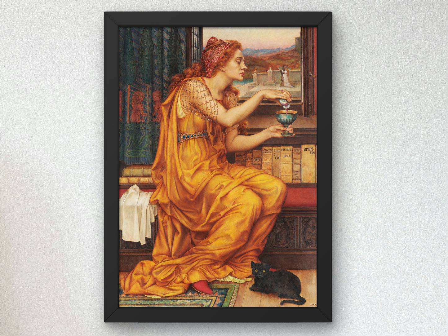 The Love Potion by Evelyn De Morgan 1903, Wall Art Print, Fine Art Reproduction, Museum Quality Decor, Poster