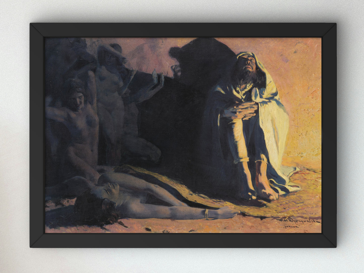 Temptation by Felix Michael Wygrzywalski, Wall Art Print, Fine Art Reproduction, Museum Quality Decor, Poster